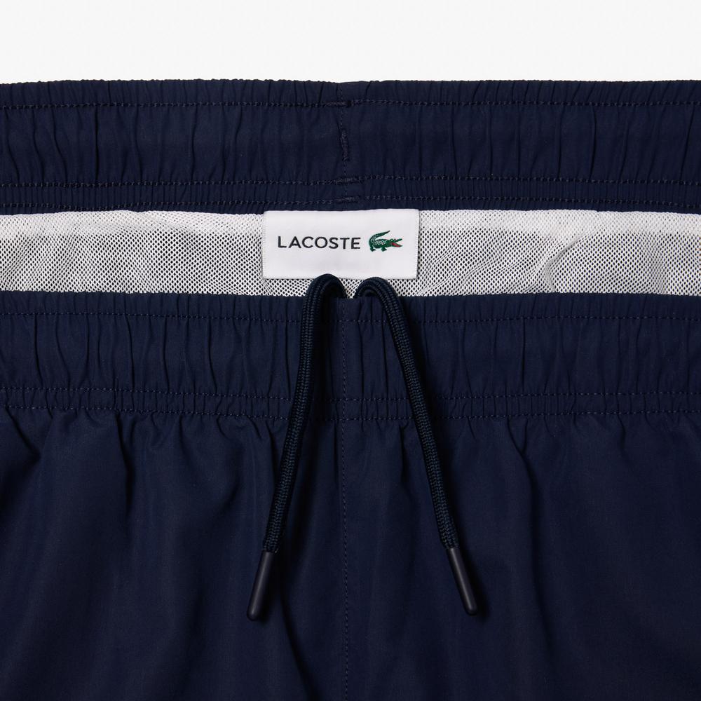 Lacoste Erkek Baskılı Lacivert Mayo Şort