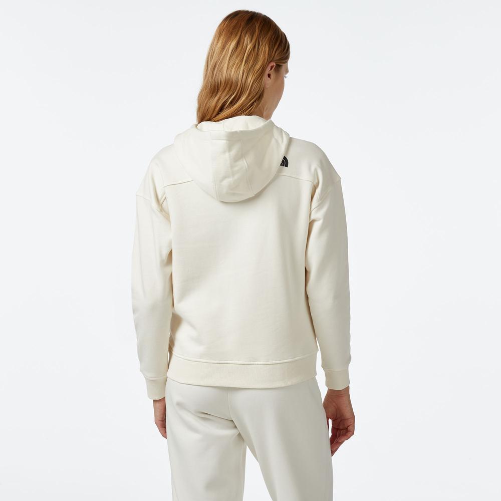 The North Face Light Drew Peak Kadın Beyaz Sweatshirt