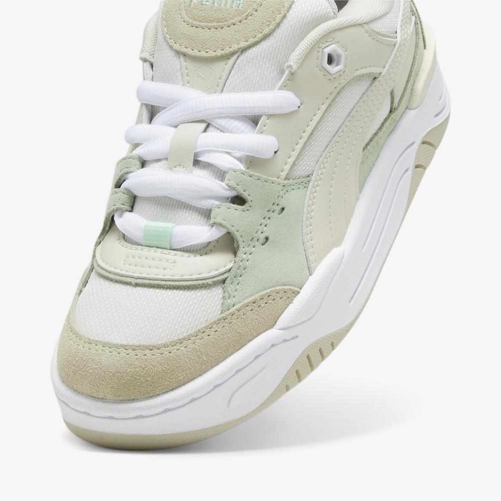Puma-180 Unisex Krem Rengi Spor Ayakkabı