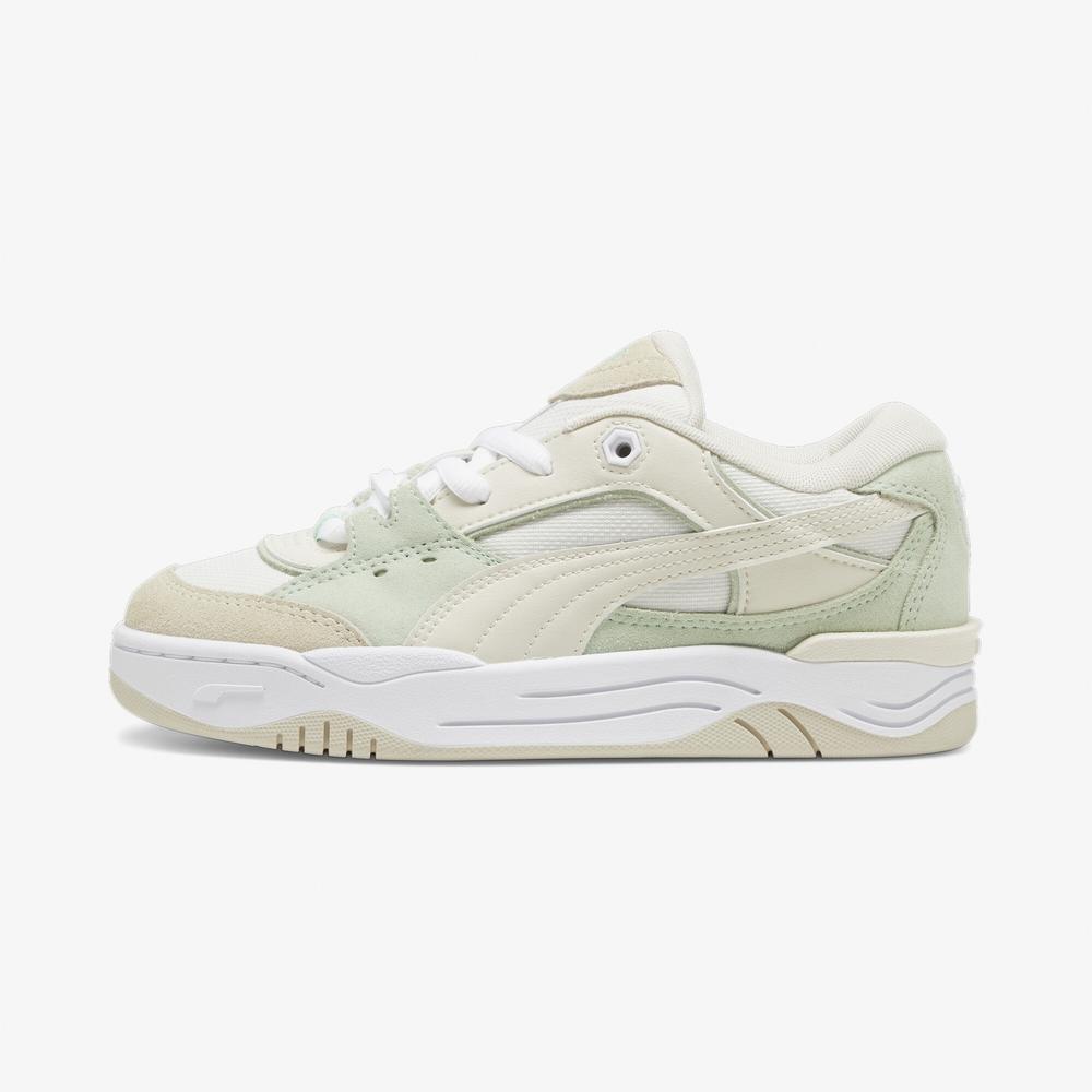 Puma-180 Unisex Krem Rengi Spor Ayakkabı