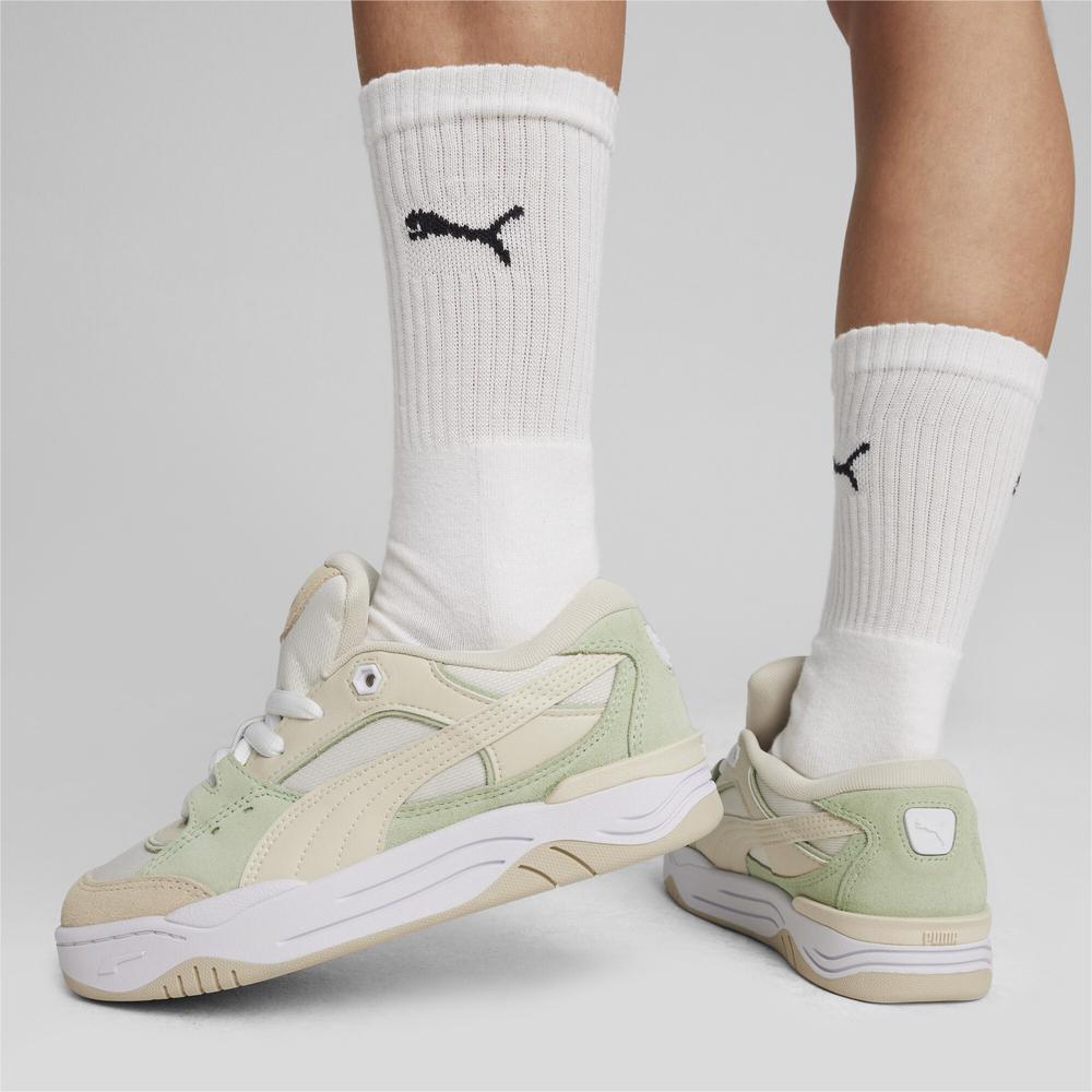 Puma-180 Unisex Krem Rengi Spor Ayakkabı