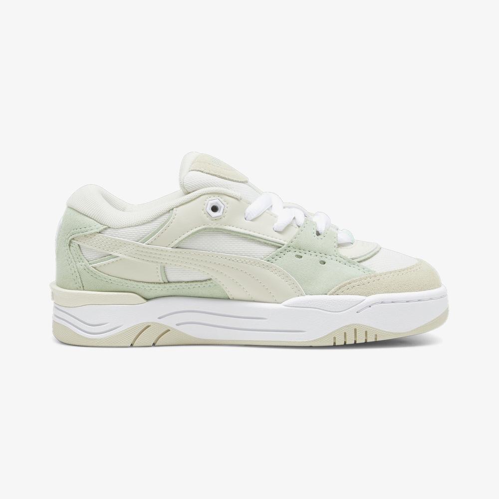 Puma-180 Unisex Krem Rengi Spor Ayakkabı