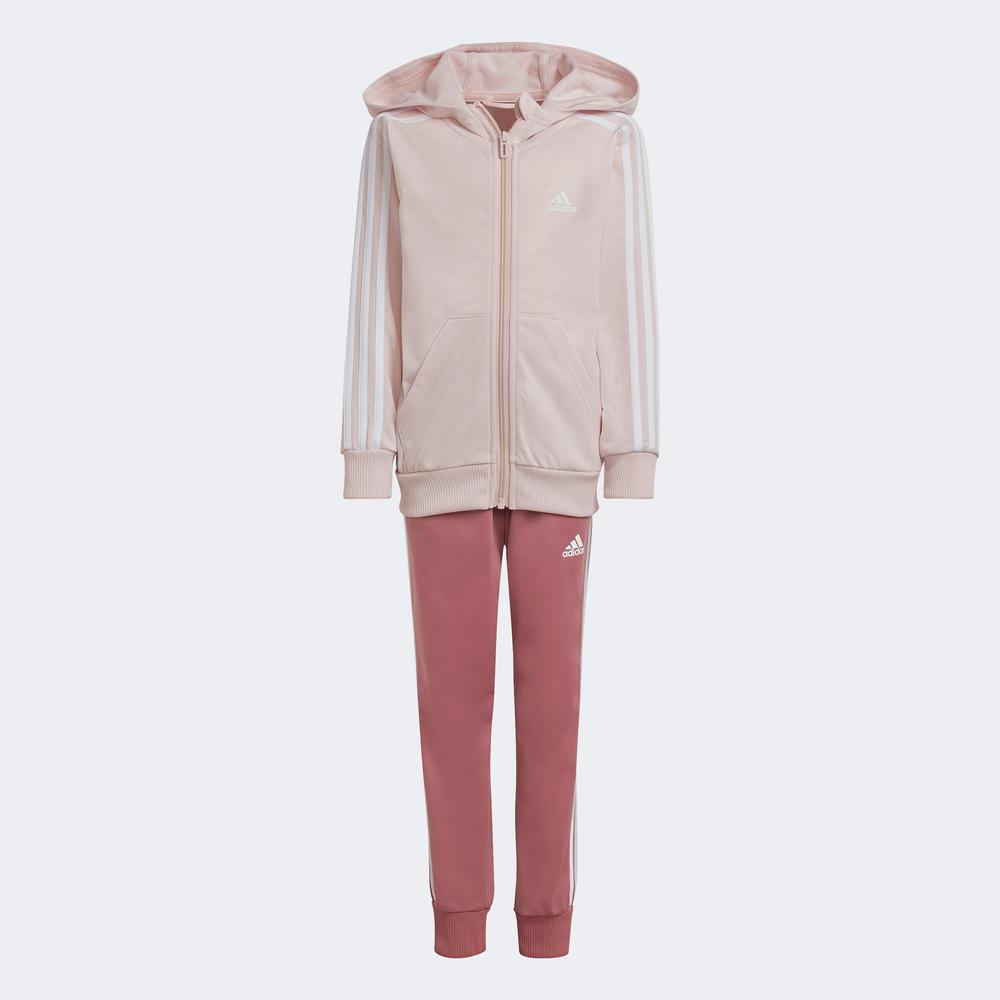 adidas 3S Shiny Ts Çocuk Pembe Eşofman Takımı