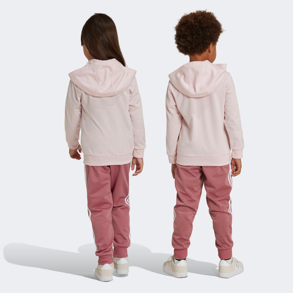 adidas 3S Shiny Ts Çocuk Pembe Eşofman Takımı