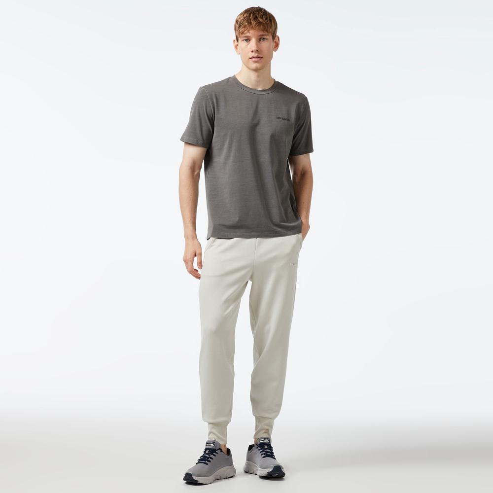 Skechers Organic Coll. Erkek Gri T-Shirt