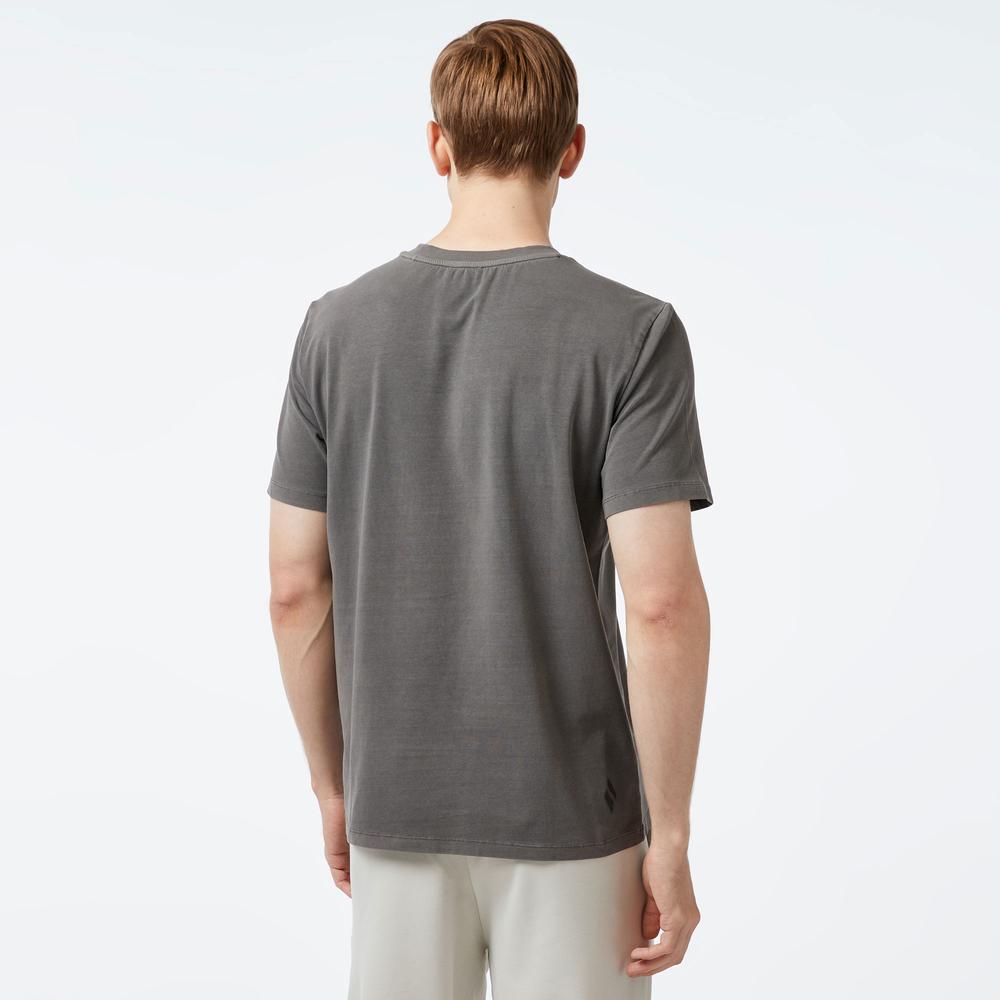 Skechers Organic Coll. Erkek Gri T-Shirt