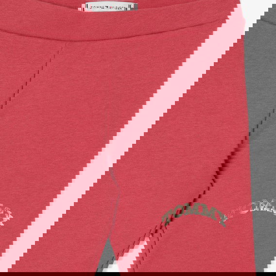 Tommy Hilfiger Tommy Foil Legging Çocuk Pembe Tayt