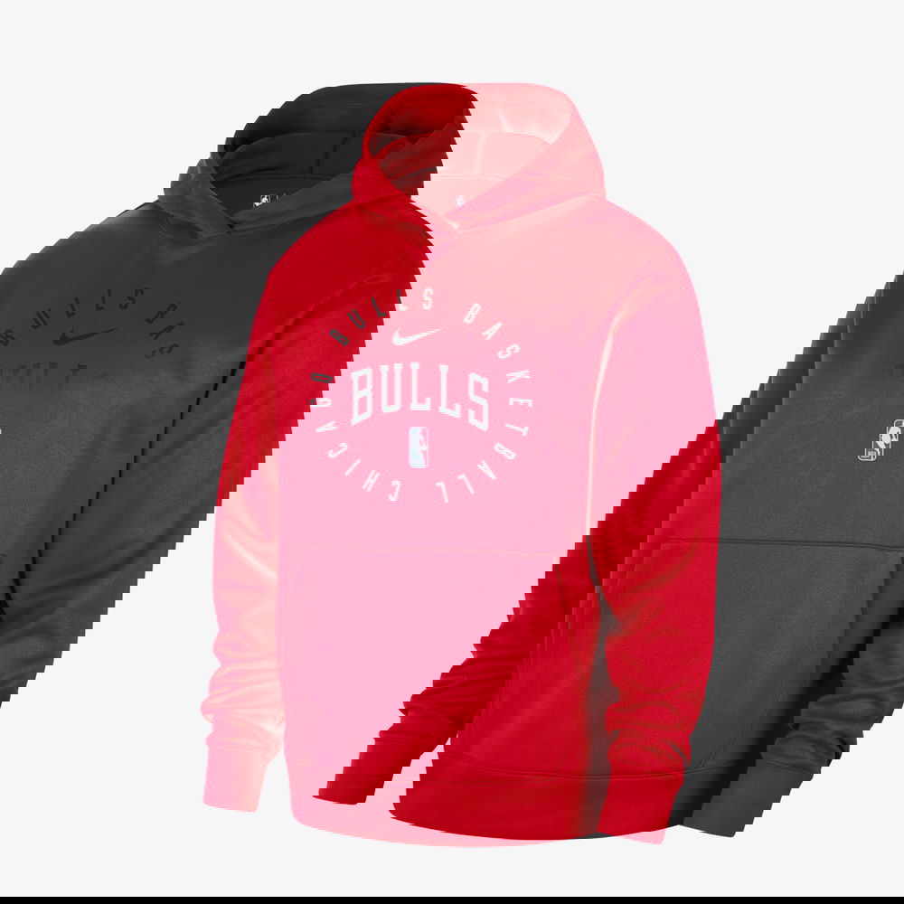 Nike Chicago Bulls Spotlight Erkek Kırmızı Hoodie
