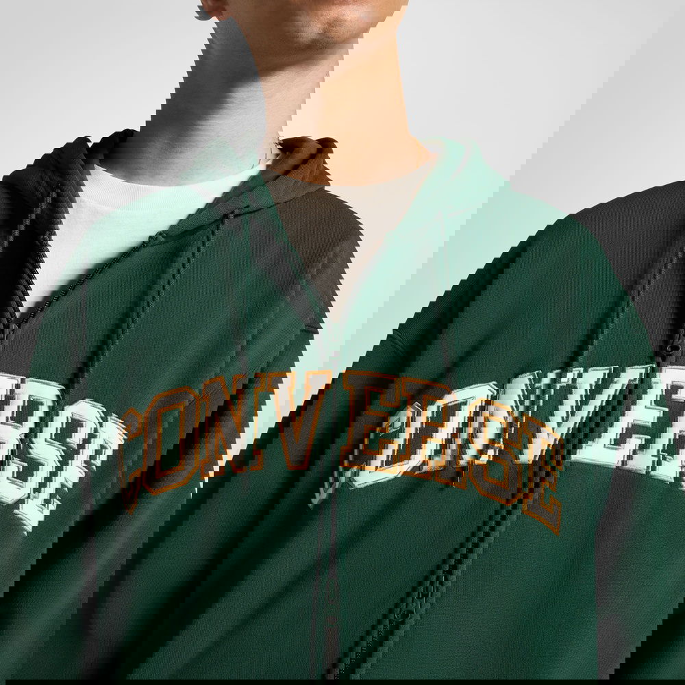 Converse Erkek Fermuarlı Yeşil Sweatshirt
