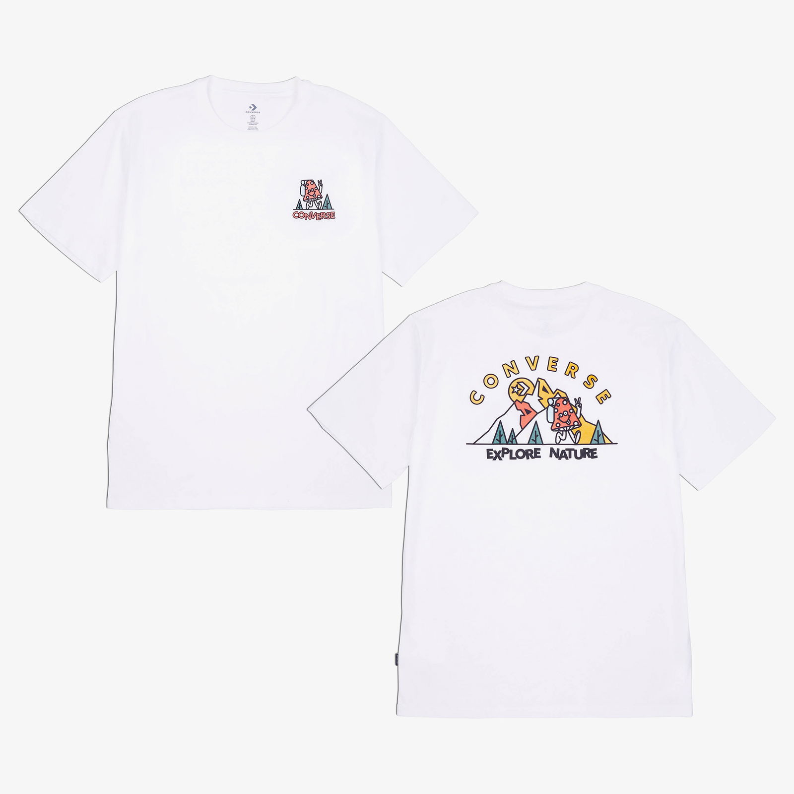 Converse Classic Erkek Beyaz T-Shirt