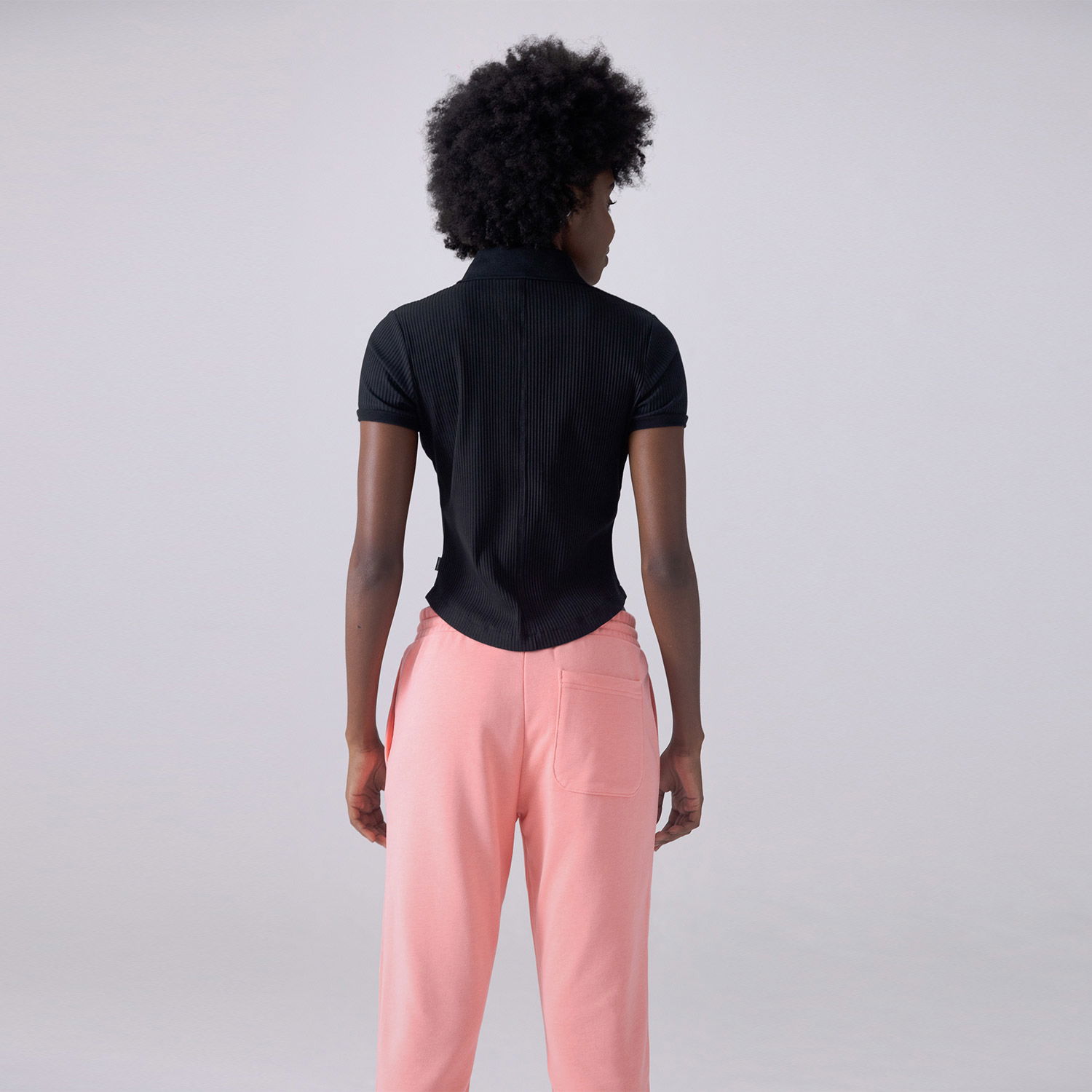 Converse Slim Fit Kadın Pembe Polo