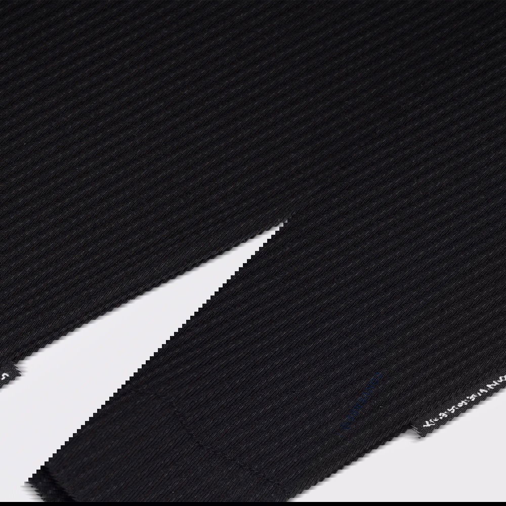Converse Slim Button-Up Kadın Siyah T-Shirt