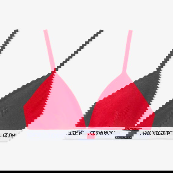 Tommy Hilfiger Rp Triangle Kadın Kırmızı Bra