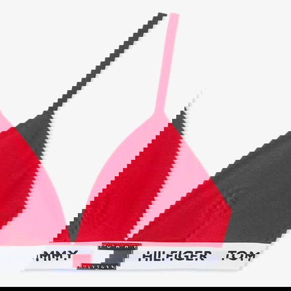 Tommy Hilfiger Rp Triangle Kadın Kırmızı Bra