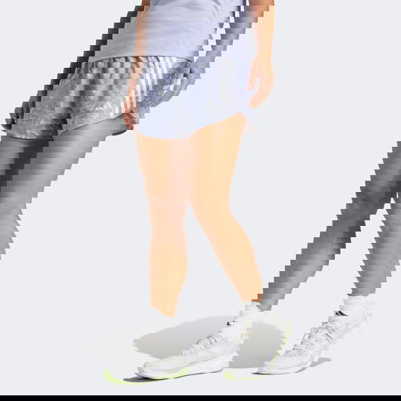 adidas Own The Run Climacool 3 Stripes Kadın Gri Koşu Şortu