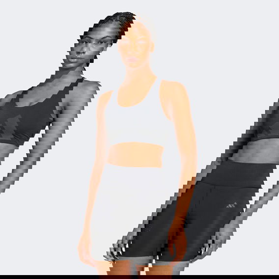 adidas Powerimpact Hiit Medium Support Kadın Siyah Bra