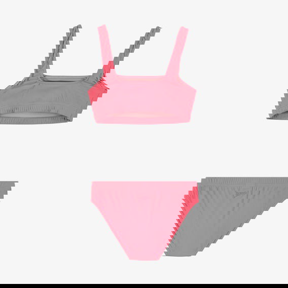 Speedo Textd Deep U-Bk 2Pc Af Kadın Turuncu Mayo