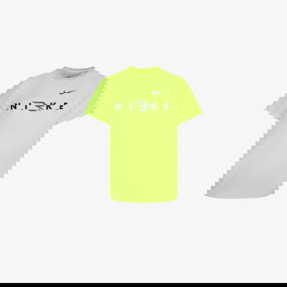 Nike Rwb Dual Logo Dri Fit Çocuk Yeşil T-Shirt