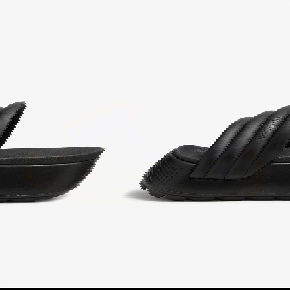 Puma Karmen Slide Puffy Kadın Siyah Terlik