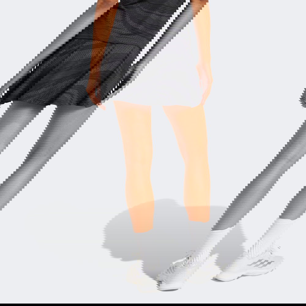 adidas Club Graphskirt Kadın Gri Tenis Eteği