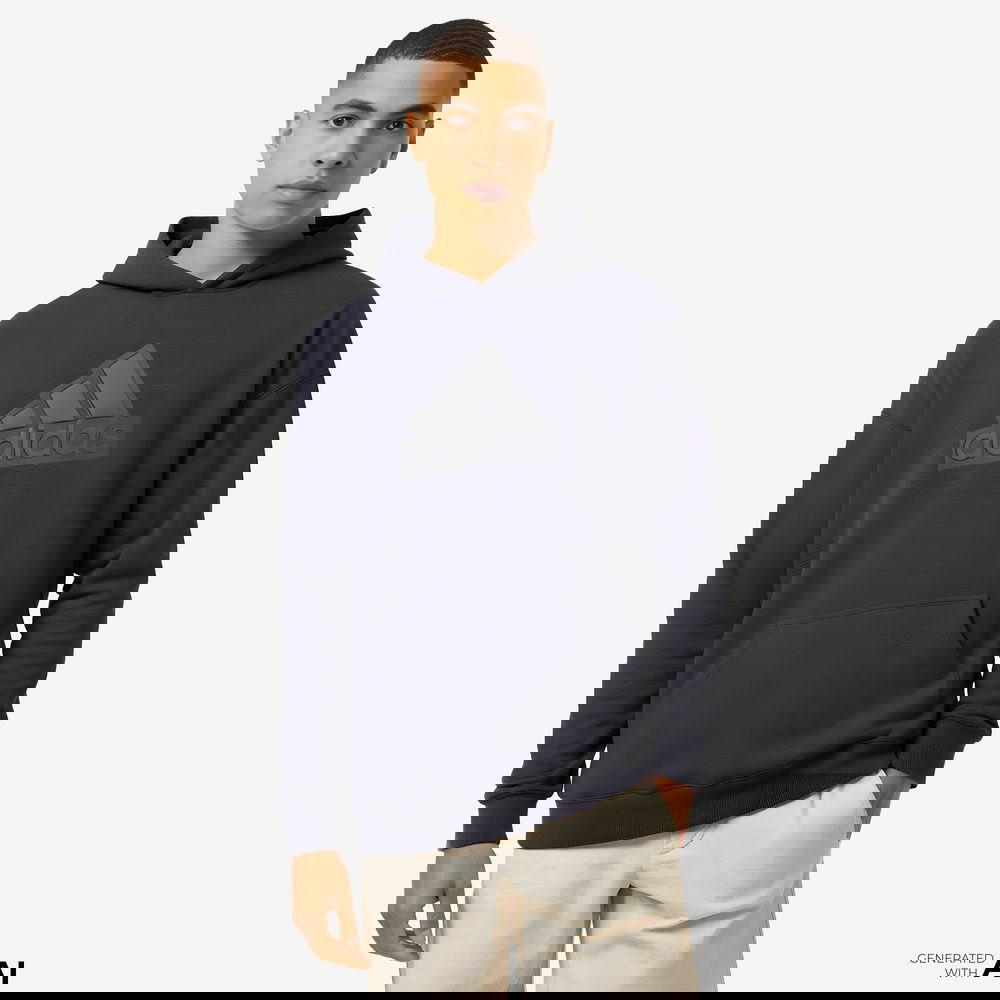 adidas Future Icons Logo Çocuk Siyah Hoodie