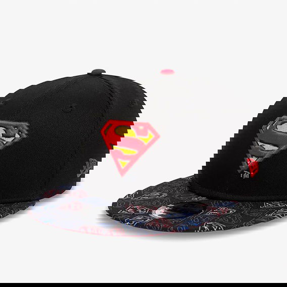 New Era Chyt Super Aop 9Fifty Supman Çocuk Siyah Şapka