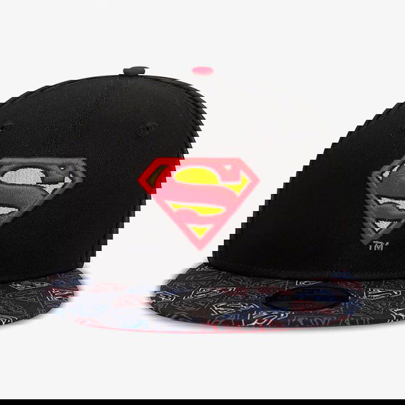 New Era Chyt Super Aop 9Fifty Supman Çocuk Siyah Şapka