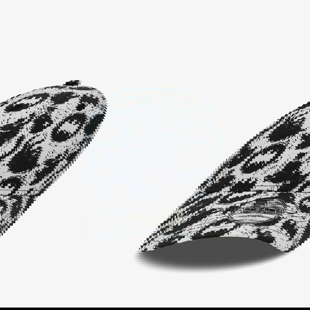 New Era Chyt Super Aop 9Forty Batman Çocuk Beyaz Şapka