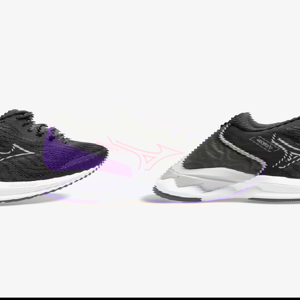 Mizuno Wave Revolt 3 Kadın Siyah Koşu Ayakkabısı