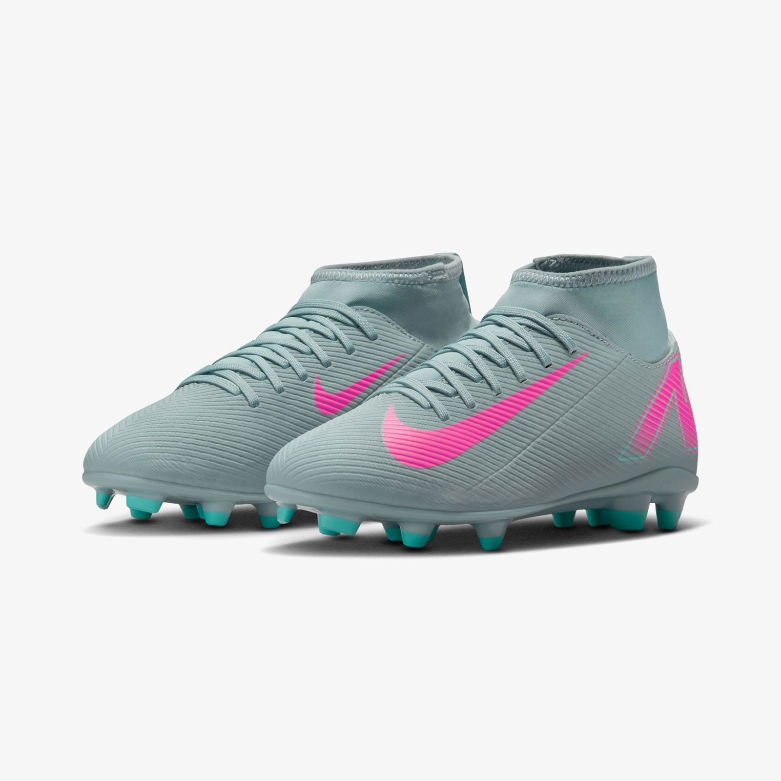 Nike Jr. Mercurial Superfly 10 Club Çocuk Yeşil Çim Saha Kramponu