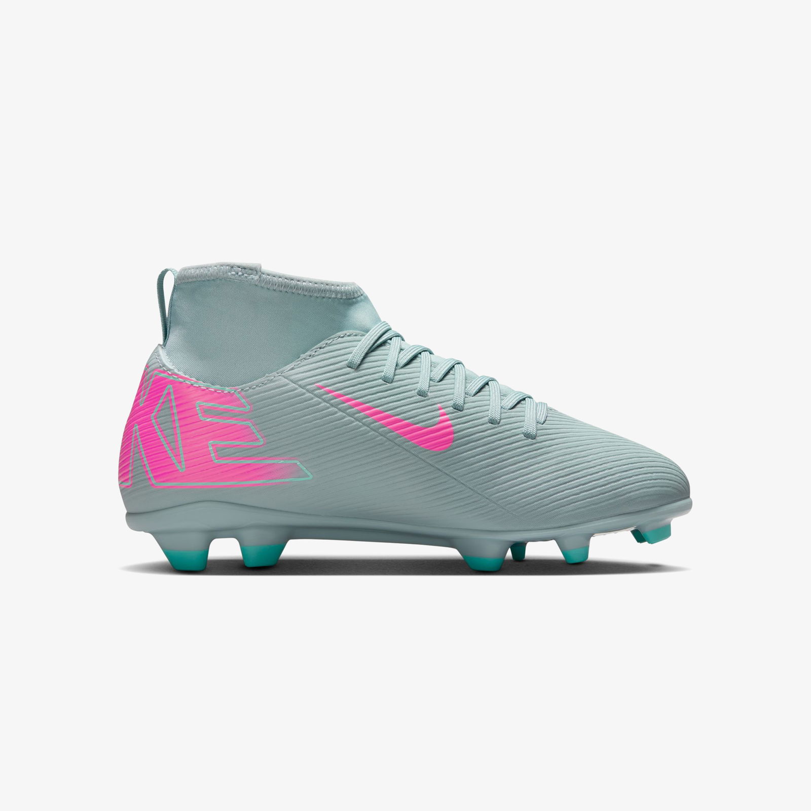 Nike Jr. Mercurial Superfly 10 Club Çocuk Yeşil Çim Saha Kramponu