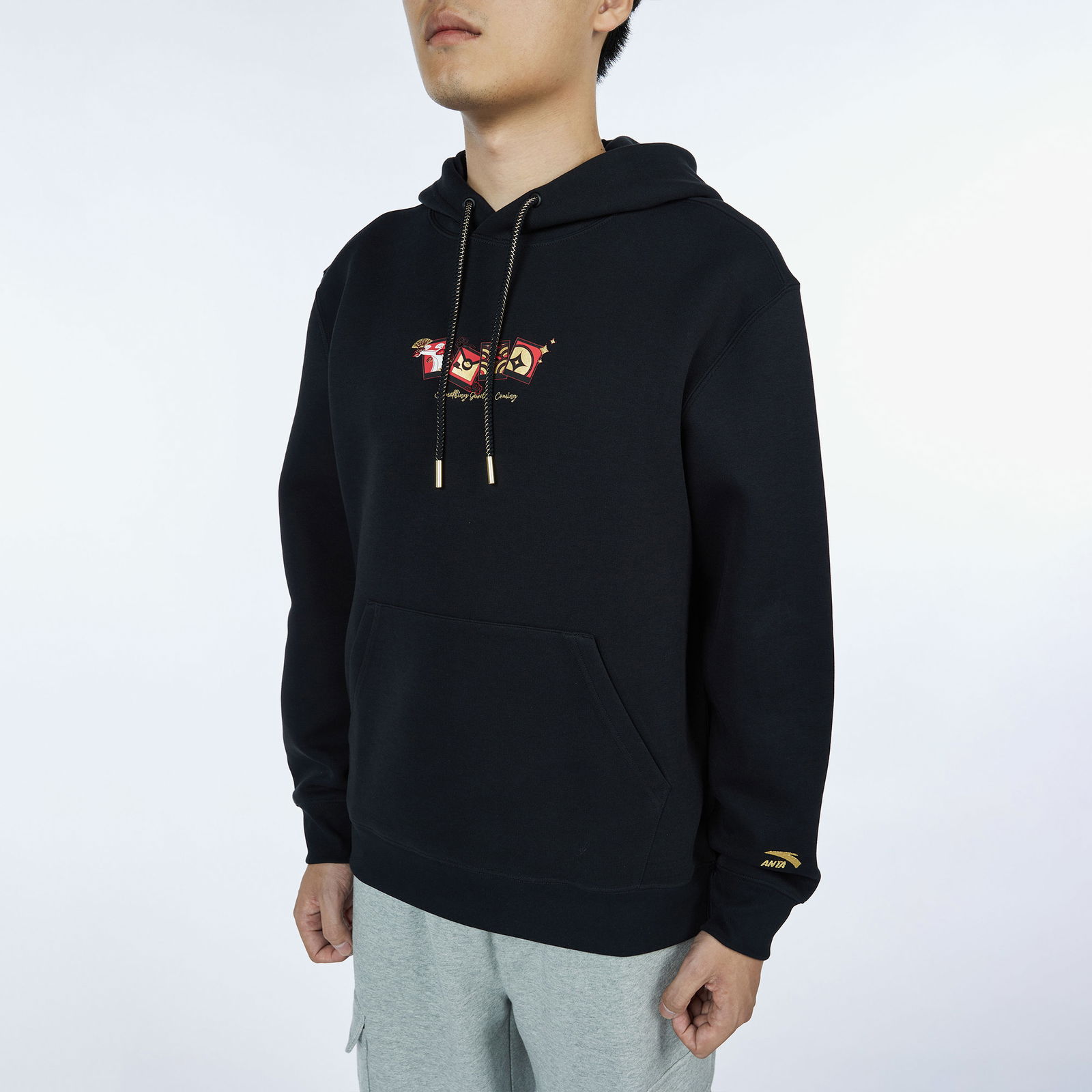 Anta CNY Good Luck Erkek Kırmızı Hoodie
