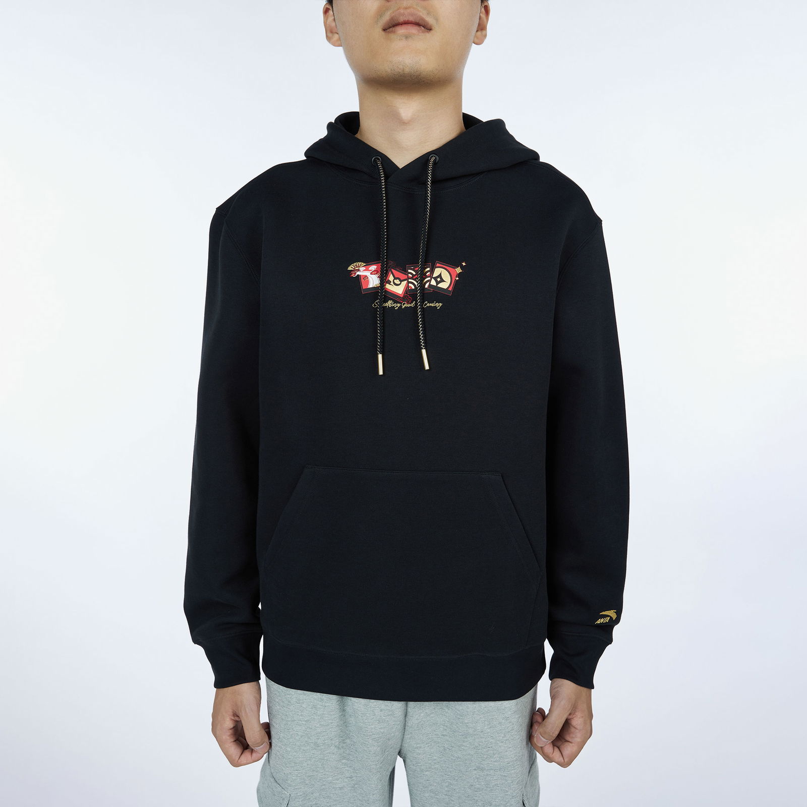 Anta CNY Good Luck Erkek Kırmızı Hoodie