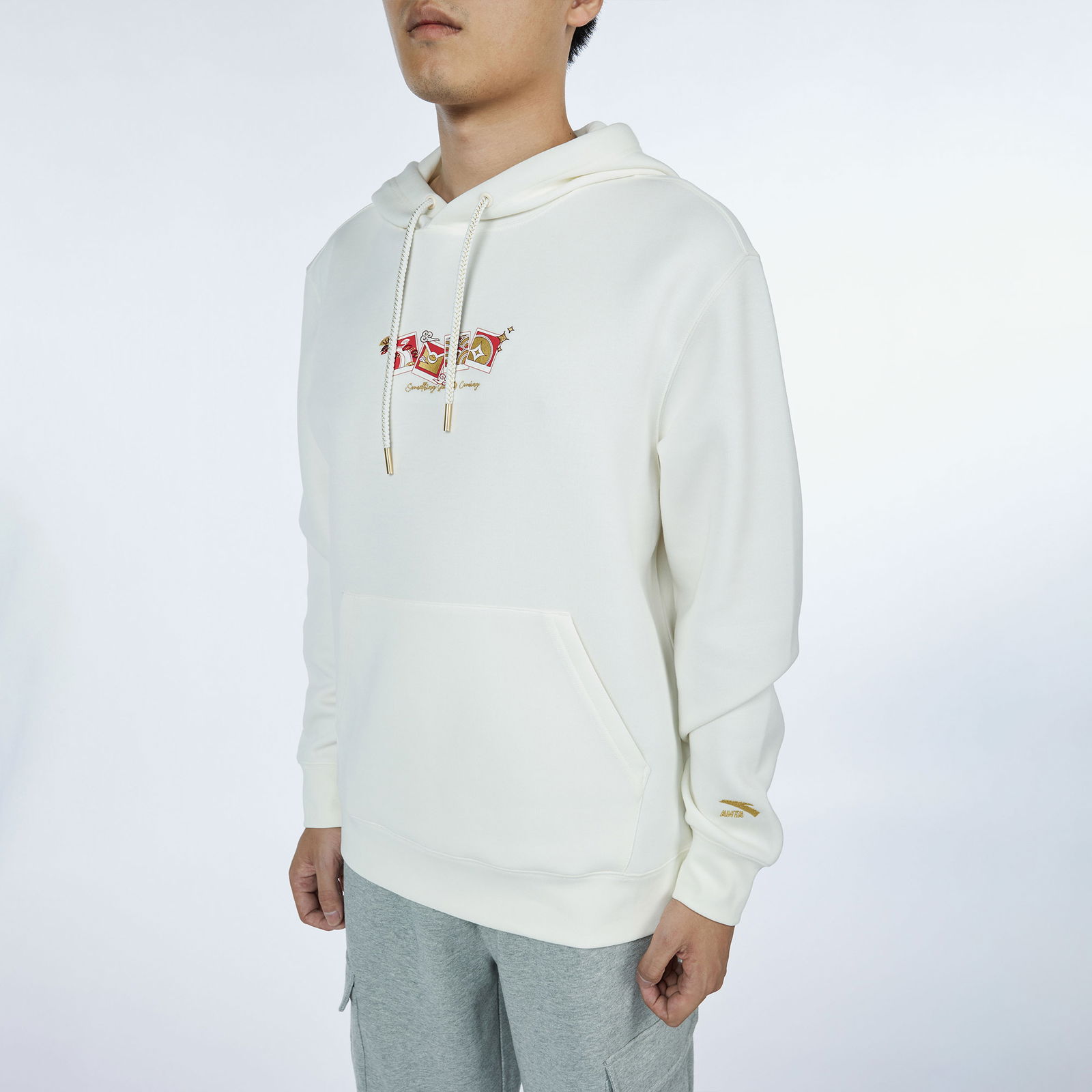 Anta CNY Good Luck Erkek Kırmızı Hoodie