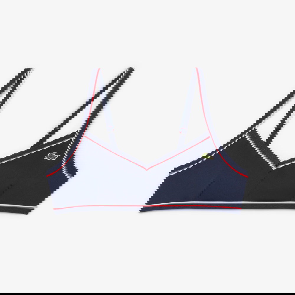 Lacoste Classic Kadın Lacivert Bikini Üstü