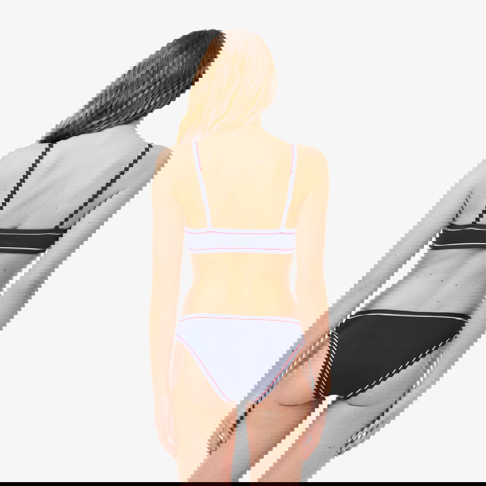 Lacoste Classic Kadın Lacivert Bikini Üstü