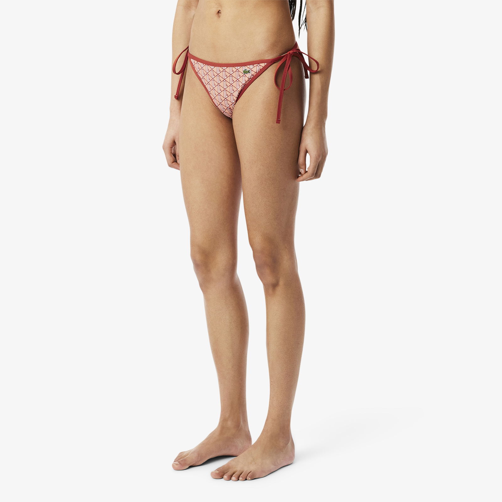 Lacoste Classic Kadın Baskılı Yeşil Bikini Altı