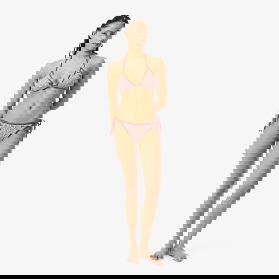 Lacoste Classic Kadın Monogram Kırmızı Bikini Altı