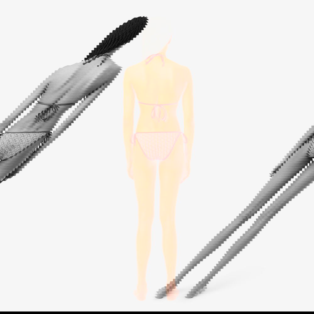 Lacoste Classic Kadın Monogram Kırmızı Bikini Altı