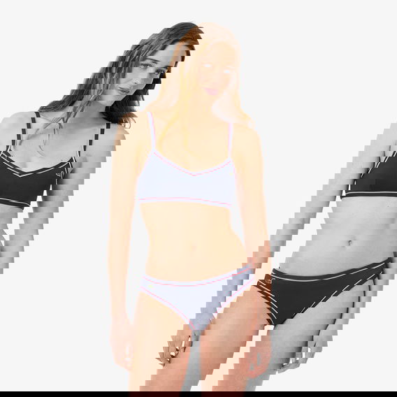 Lacoste Classic Kadın Lacivert Bikini Üstü