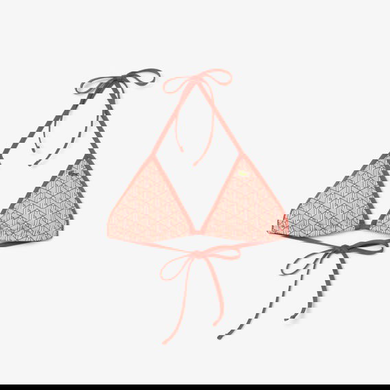 Lacoste Classic Kadın Monogram Kırmızı Bikini Üstü