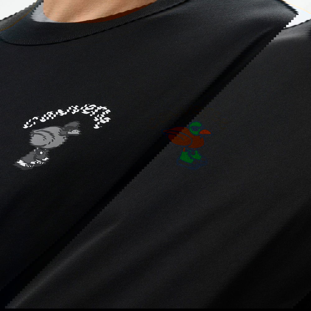 Converse Erkek Siyah T-Shirt
