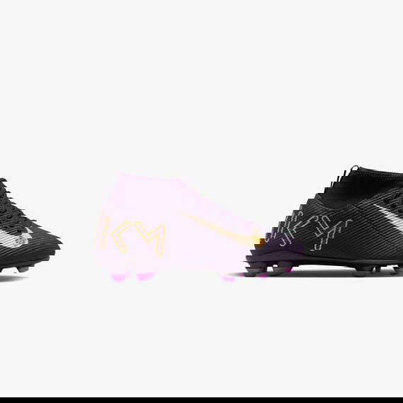Nike Jr. Mercurial Superfly 10 Club "Kylian Mbappe" Çocuk Mor Çim Saha Kramponu