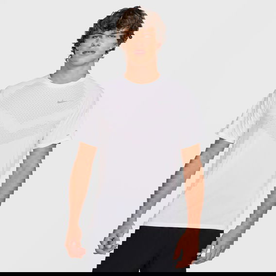 Nike Stride Erkek Beyaz Koşu T-Shirtü