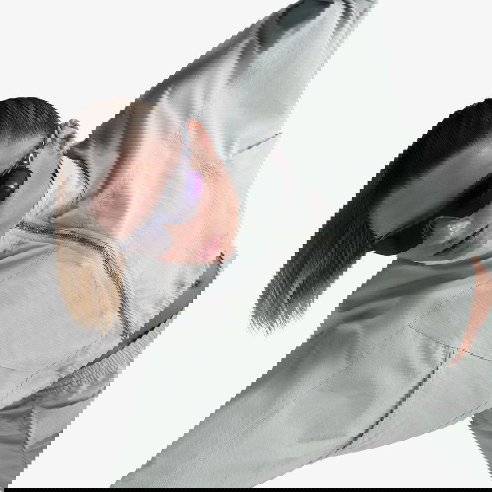 Nike Sportswear Everything Wovens Kadın Gri Ceket