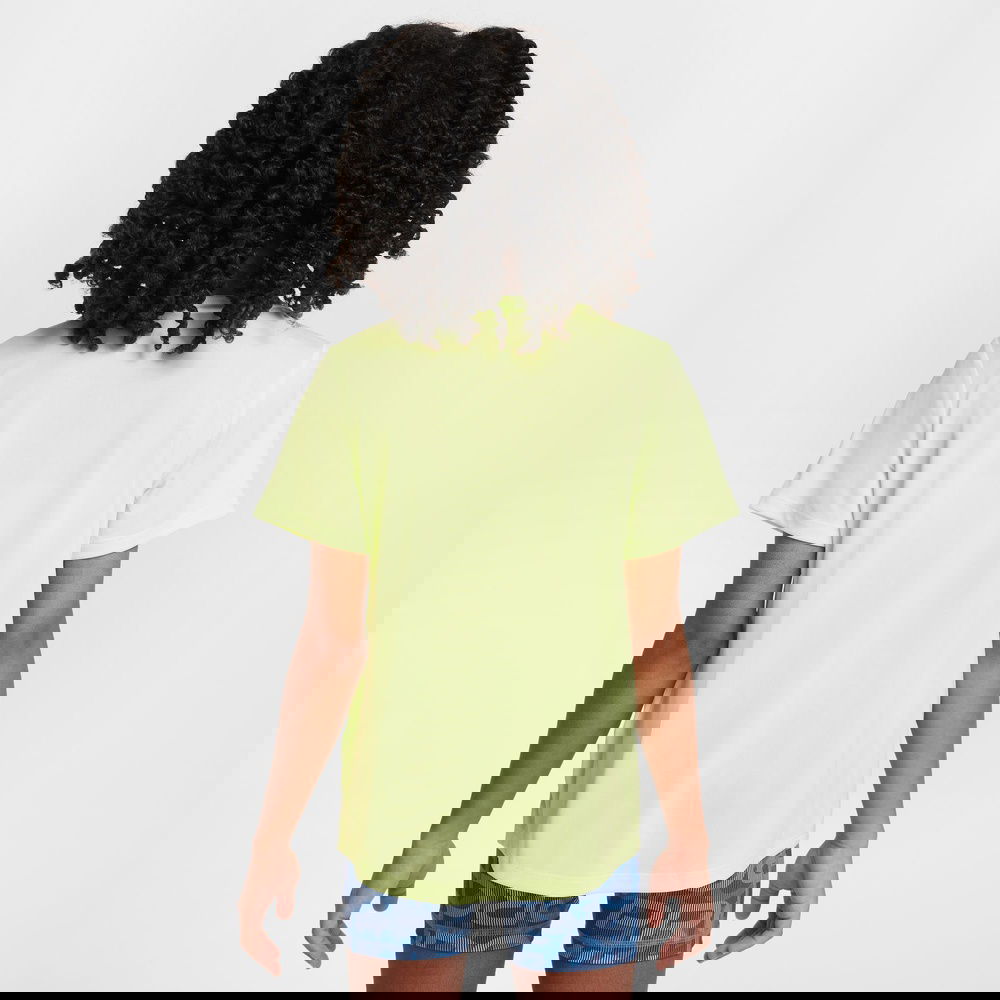 Nike One Fitted Çocuk Sarı Antrenman T-Shirtü