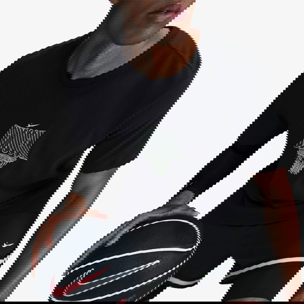 Nike Dri-Fit Erkek Siyah Basketbol T-Shirt