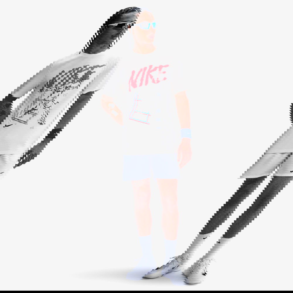 Nike Court Erkek Beyaz Tenis T-Shirt