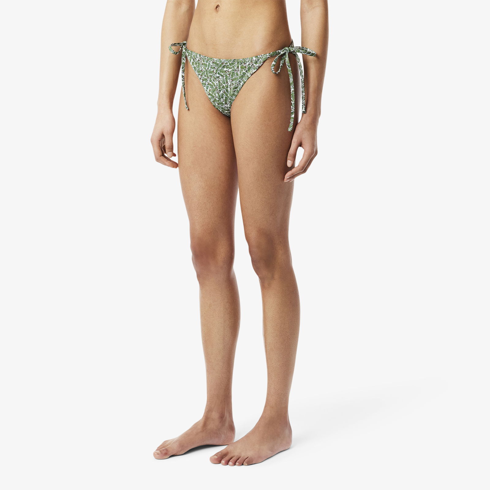 Lacoste Classic Kadın Baskılı Yeşil Bikini Altı