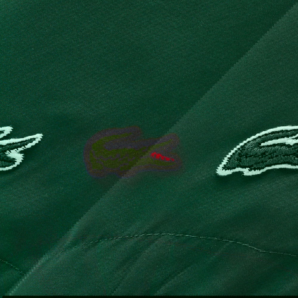 Lacoste Classic Erkek Baskılı Yeşil Mayo